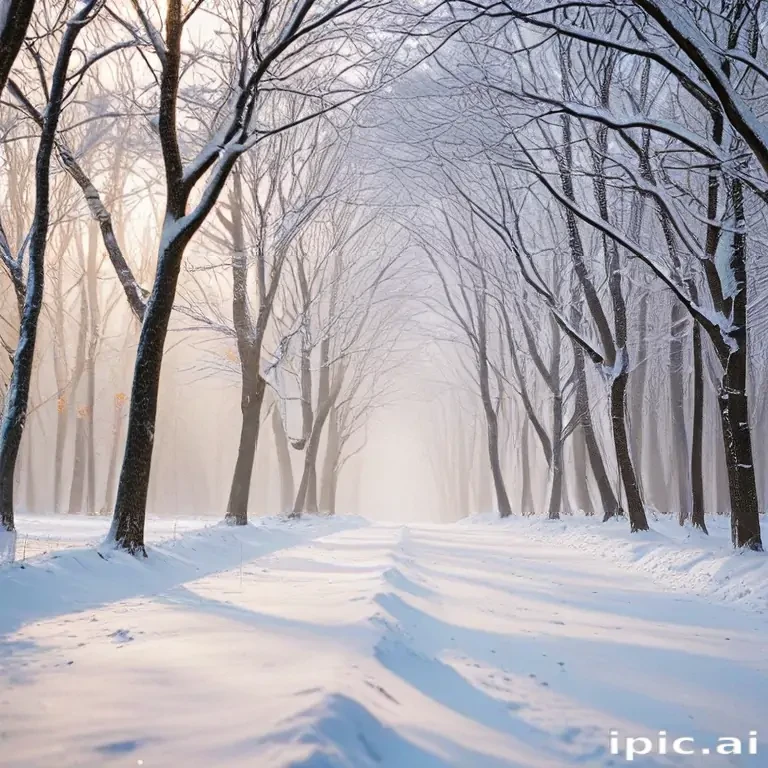 winter zoom background