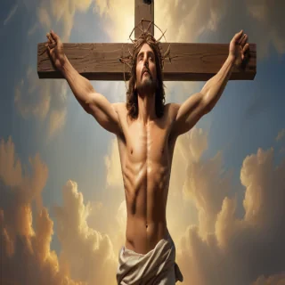 pictures of jesus on a cross