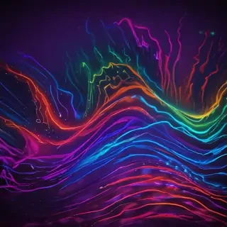 neon colored backgrounds
