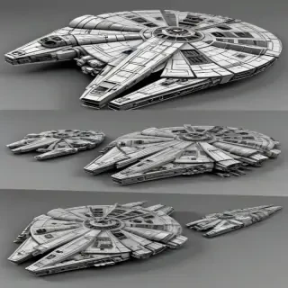 millennium falcon clip art