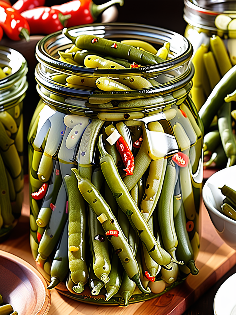 spicy green bean pickles recipe