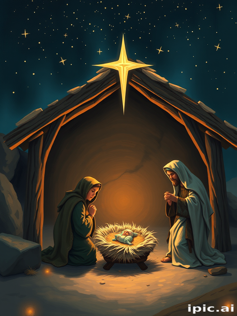images of the manger scene