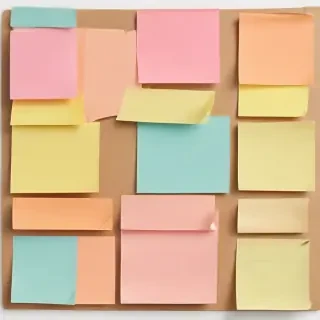 sticky notes png transparent