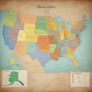 map of the us states