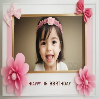 birthday frame
