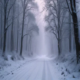 snowing iphone wallpaper
