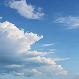 sky blue background
