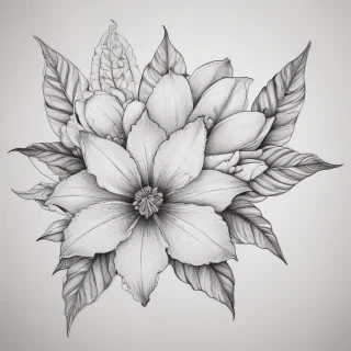 flower drawing pictures