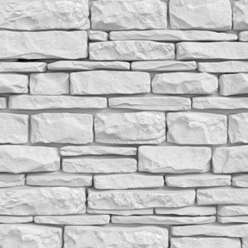 Create a high-resolution texture of a seamless light gray stone wall with smooth, rounded stones and subtle texture variations, captured with a DSLR camera using a 50mm lens at f/8, ISO 100, and a slight overhead angle to enhance depth and detail.