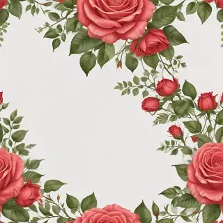 rose border png