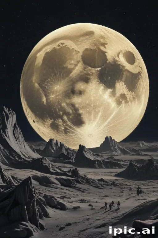 vintage moon art