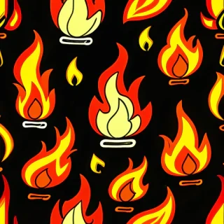 fire doodle