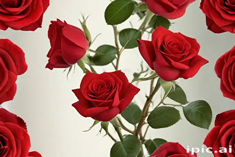image of a red rose