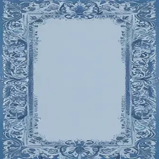 blue border design