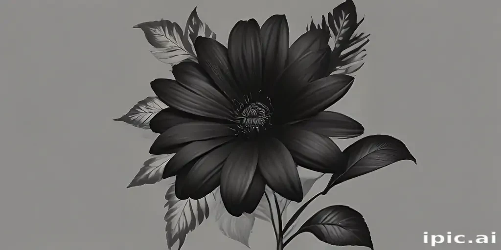 black flower png