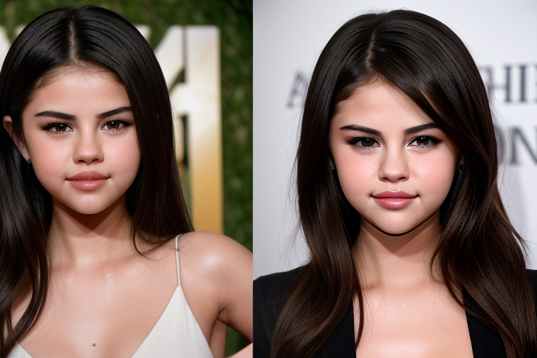 selena gomez teeth change