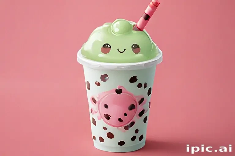 cute boba tea wallpapers