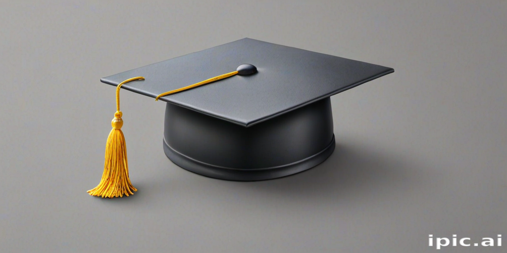 graduation cap transparent background