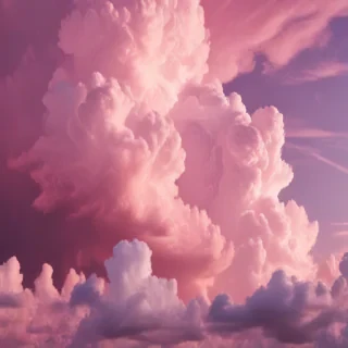pink cloud background