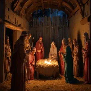 images of the manger scene