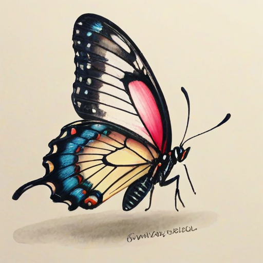 butterfly images to draw