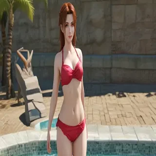 aerith gainsborough bikini