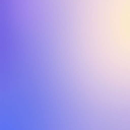 Create a smooth gradient background transitioning from deep blue to soft purple to pale yellow, captured with a full-frame DSLR camera, using aperture f/8, ISO 100, shutter speed 1/125s, in landscape orientation for enhanced color depth and clarity.