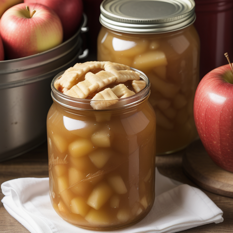 amish canned apple pie filling recipe