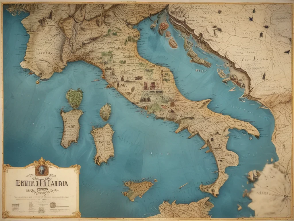 map of italy