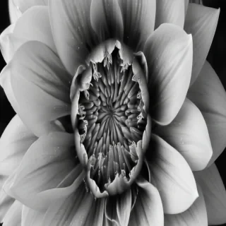 flower images black and white