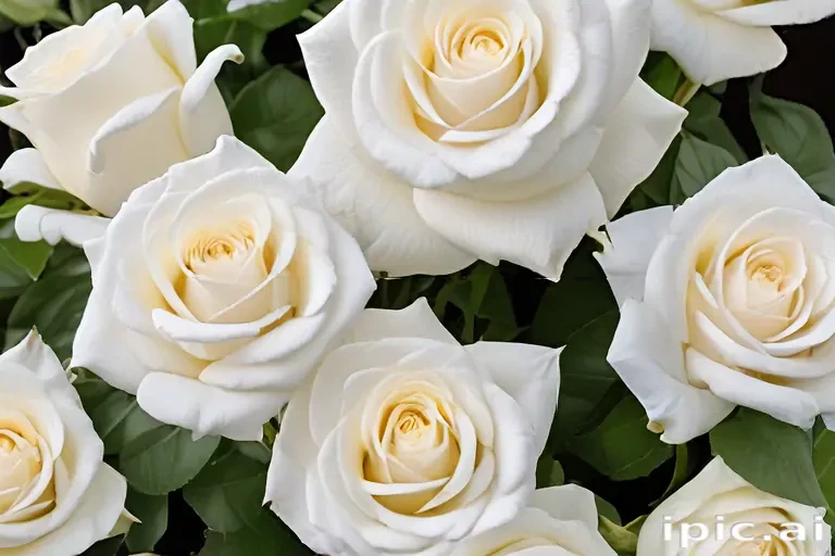 white roses png