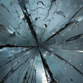 broken glass overlay