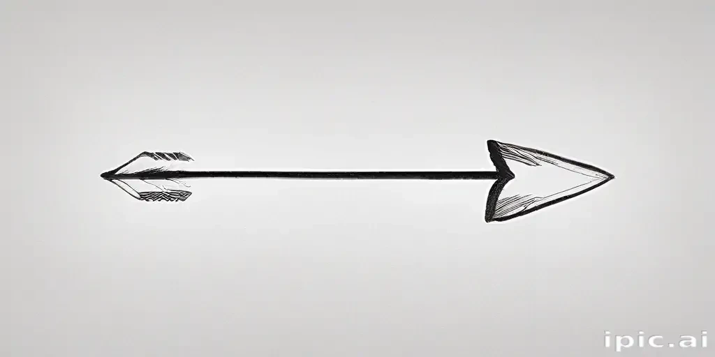 drawn arrow