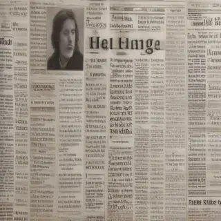 newspaper transparent
