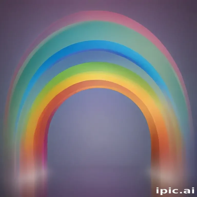 rainbow transparent background