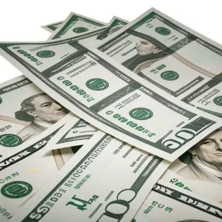 money with transparent background
