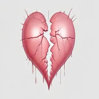 broken heart transparent