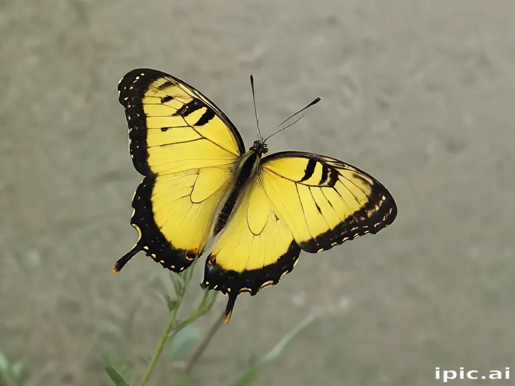 yellow butterfly
