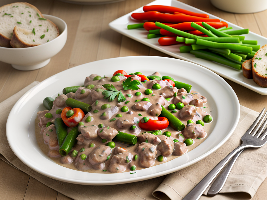 what vegetables to serve with beef stroganoff