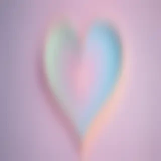 pastel heart wallpaper