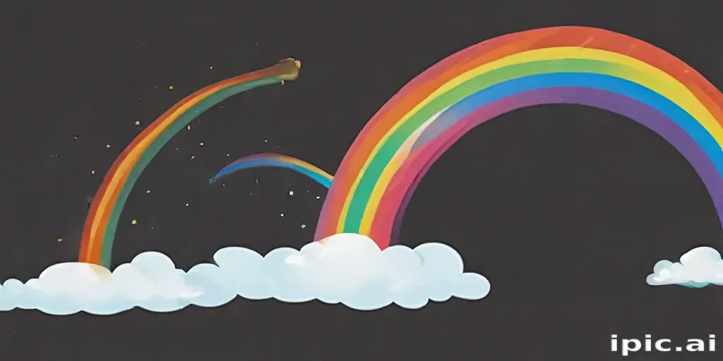 transparent background rainbow clipart