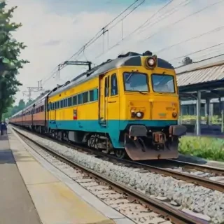 train drawing