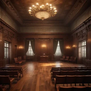 court room background