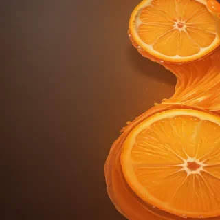cute orange background