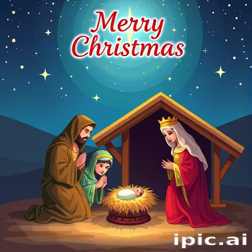 merry christmas nativity images free