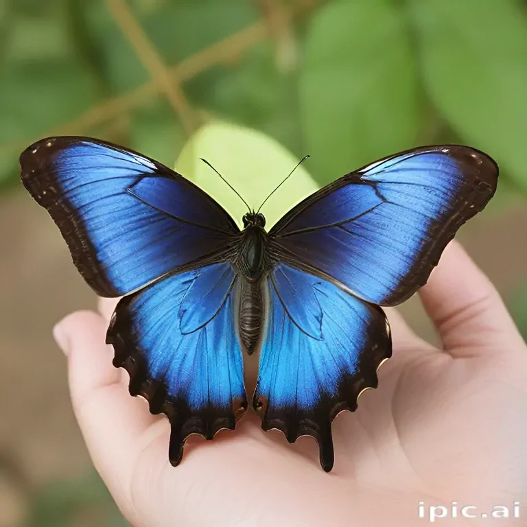 blue morpho butterfly