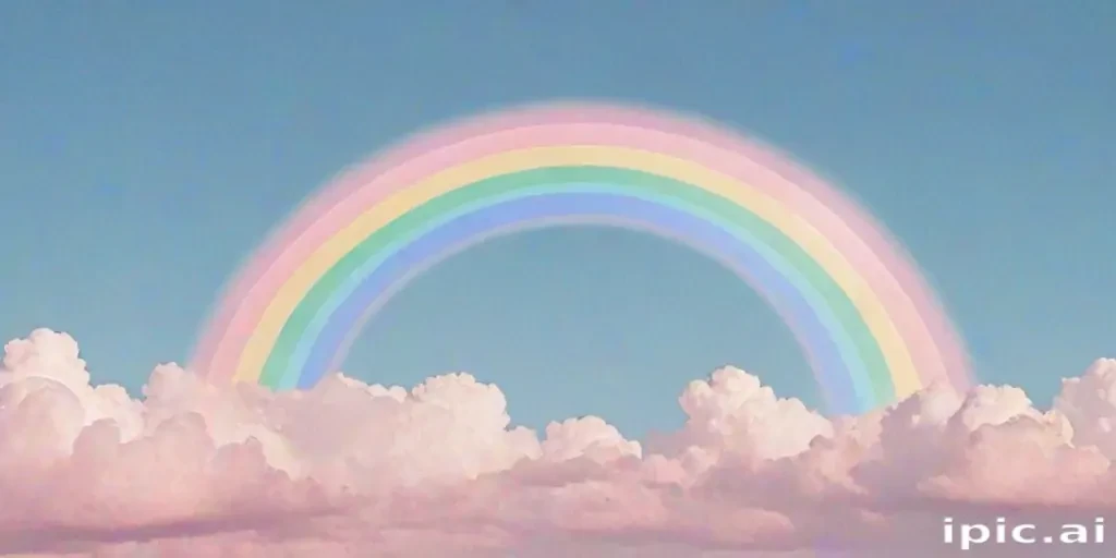 pastel rainbow aesthetic wallpaper