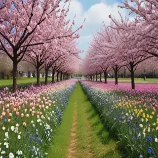 spring desktop wallpaper aesthetic