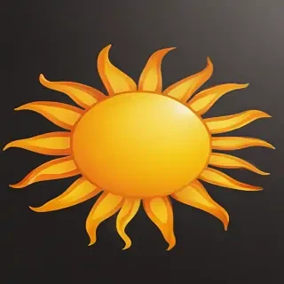 sun clipart no background