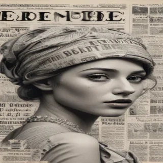 newspaper collage png